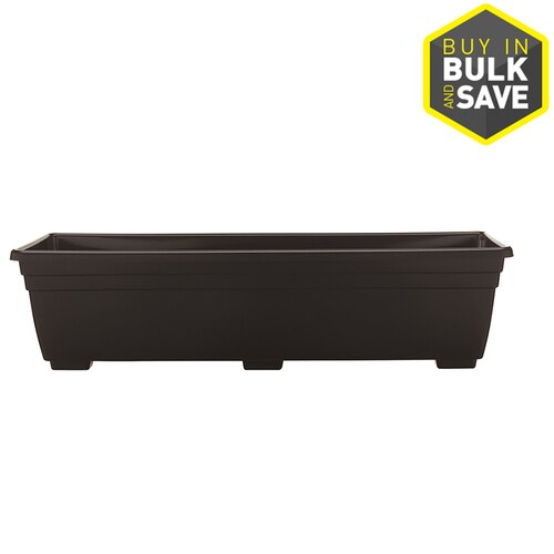 Download 35.75-in W x 6.6-in H Black Plastic Window Box in the Pots & Planters department at Lowes.com