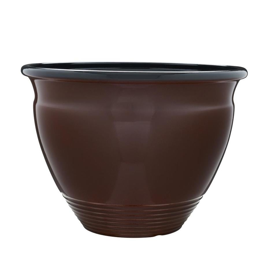 Allen Roth 19 75 In W X 13 H Red Resin Round Planter At Allen Roth 19 75 In W X 13 H Red Resin Round Planter