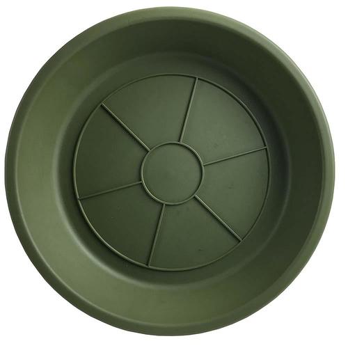 Garden Treasures 8in Sage Plastic Plant Saucer in the Plant Saucers
