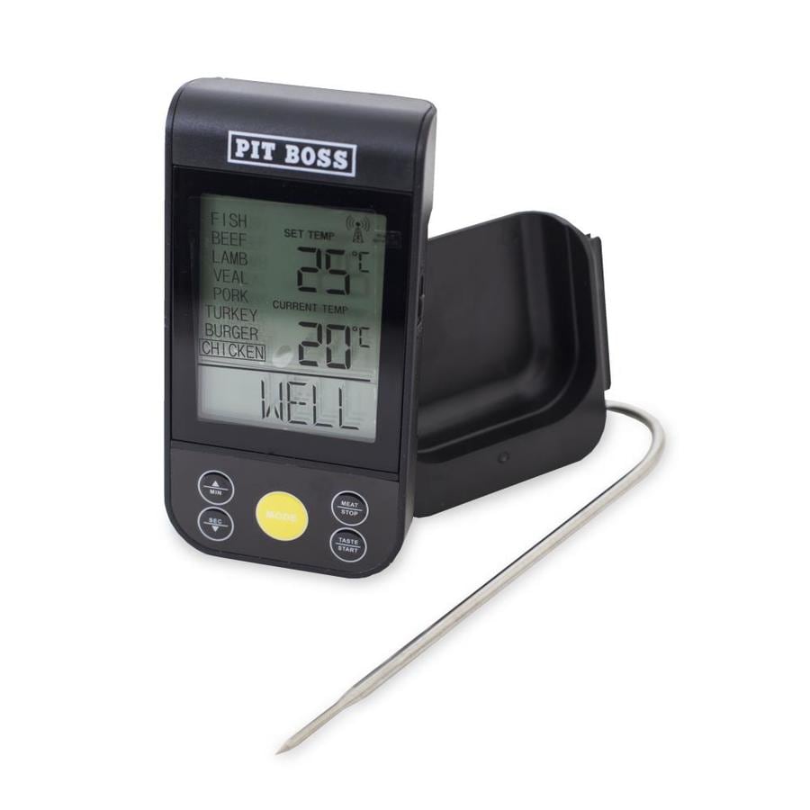 Pit Boss Plastic 2-Prong Fork with Digital Thermometer in the Grilling