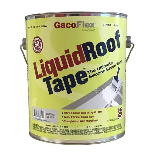 Gaco LiquidRoofTape 1Gallon Silicone Reflective Roof Coating (50Year