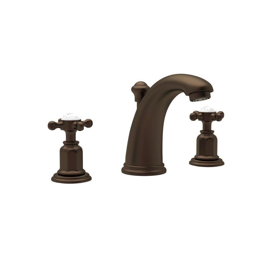 Rohl Perrin And Rowe English Bronze 2 Handle Widespread Bathroom