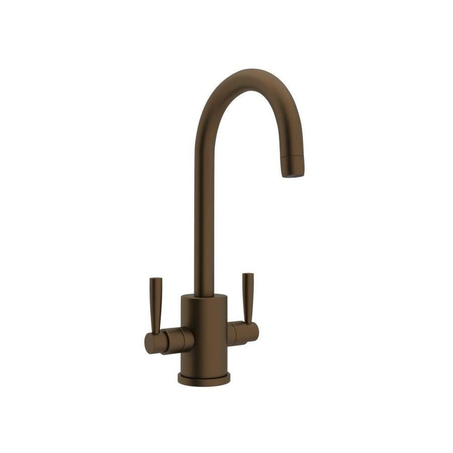 Rohl Perrin And Rowe English Bronze 2 Handle Deck Mount High Arc
