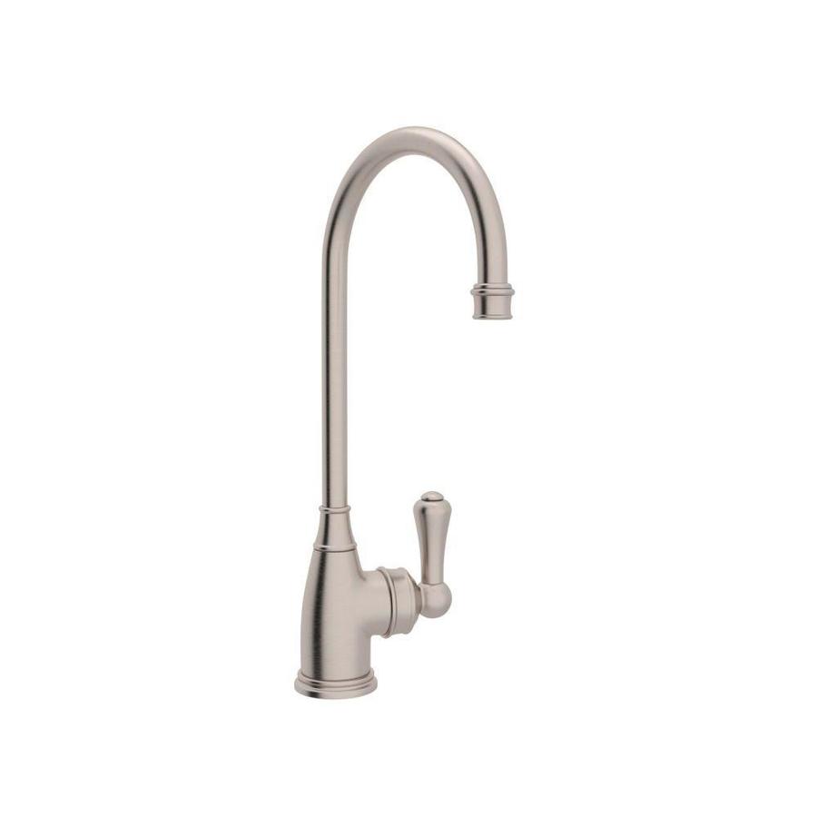 Rohl Perrin And Rowe Satin Nickel 1 Handle Deck Mount High Arc