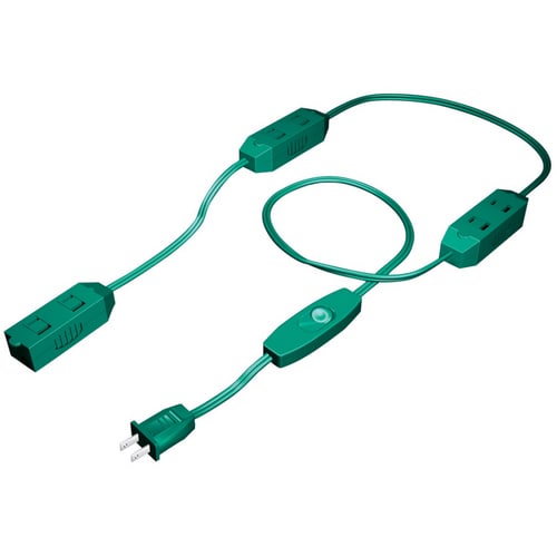 Holiday Living 12ft 9Outlet 18Gauge Indoor Specialty Extension Cord in the Extension Cords