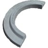 Tree Ring Gray Curved Edging Stone (Common: 24-in x 6-in; Actual: 24-in ...