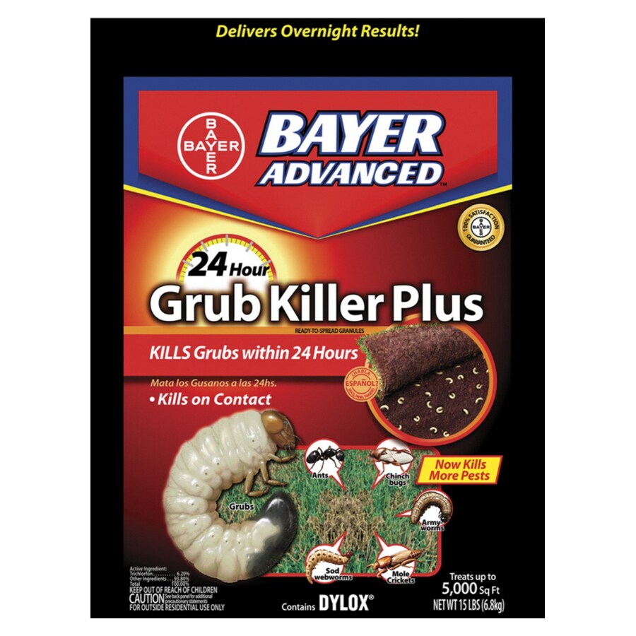 BAYER ADVANCED 15 Lbs. 24-Hour Grub Killer Plus Granules at Lowes.com