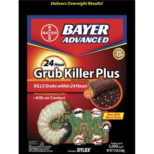 BAYER ADVANCED 15 Lbs. 24Hour Grub Killer Plus Granules at