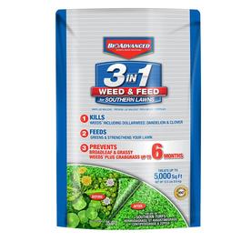 UPC 687073048407 product image for BAYER ADVANCED 3 in 1 Weed and Feed for Southern Lawns 12.5-lb 5000-sq ft 35-0-3 | upcitemdb.com