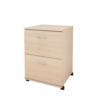 Nexera Natural Maple 2 Drawer File Cabinet At Lowes Com