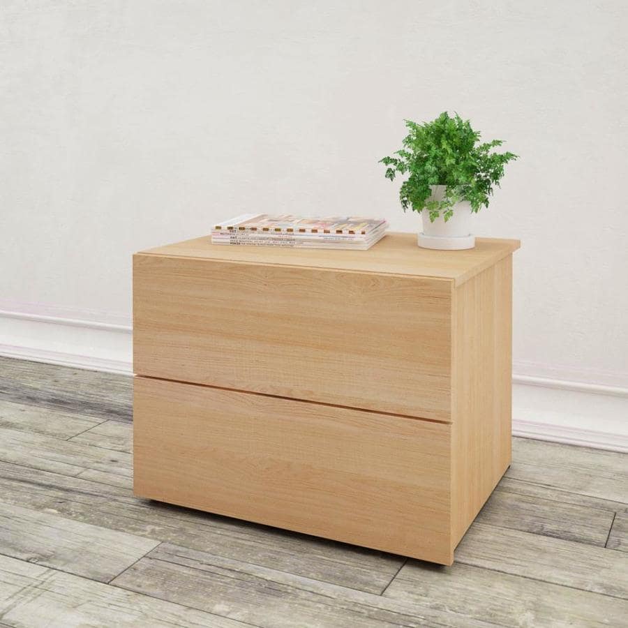 Nexera Kabane Natural Maple Nightstand At Lowes Com