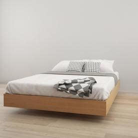 Queen Platform Bed Natural Maple - Nexera: Modern Design, No Box Spring Required