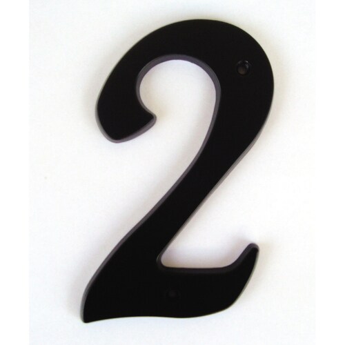 Gatehouse 5in Black in the House Letters & Numbers department at