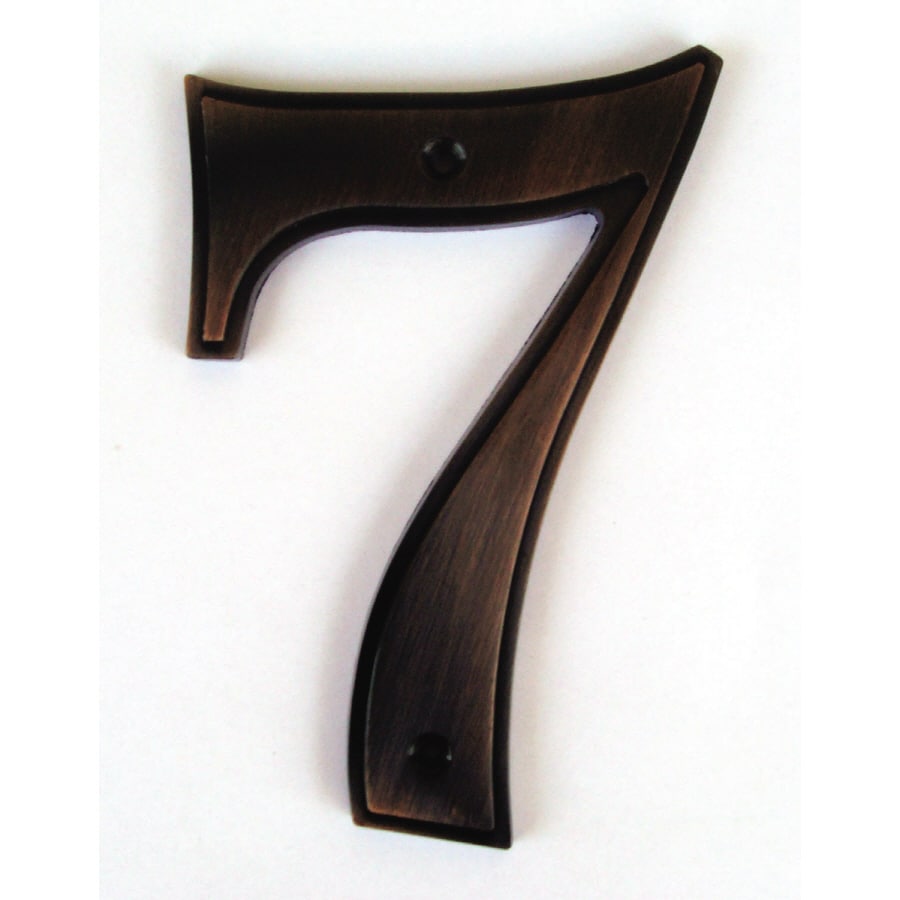 Gatehouse 5 In Aged Bronze House Number 7 At Lowes Gatehouse 5 In Aged Bronze House Number 7