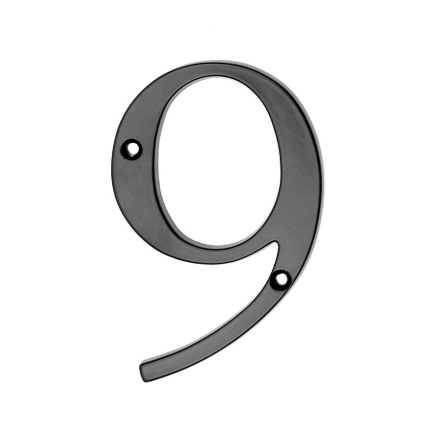 Gatehouse 4in Black in the House Letters & Numbers department at