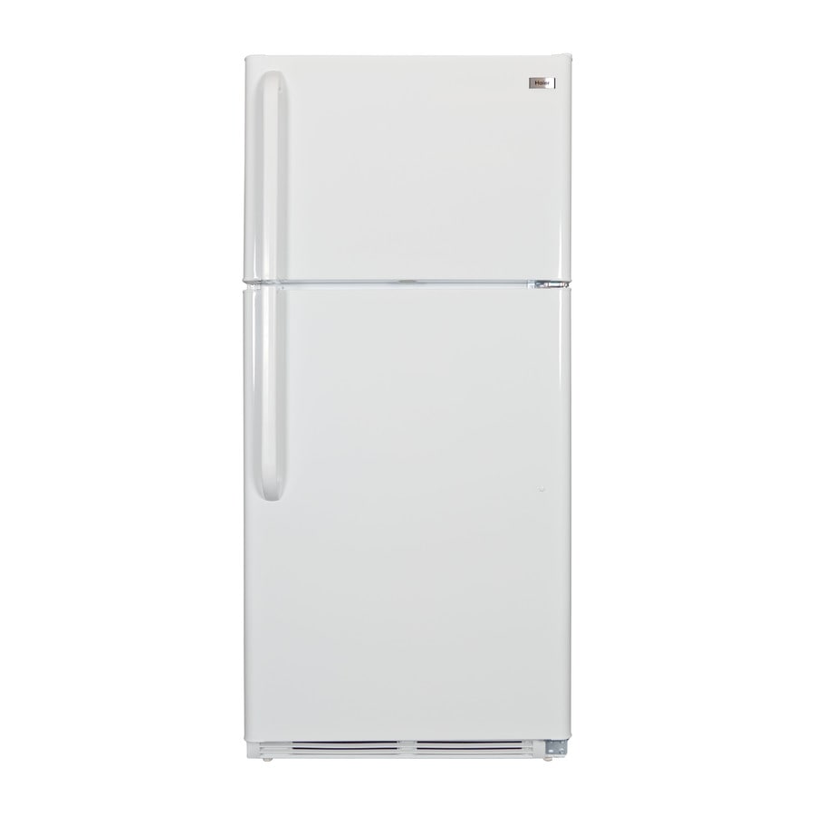 Haier 20.7cu ft TopFreezer Refrigerator (White) at