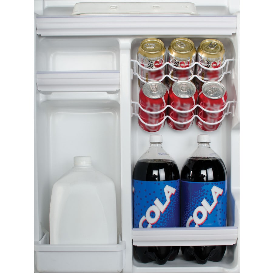 Haier 10.11-cu ft Top-Freezer Refrigerator (Black) at Lowes.com