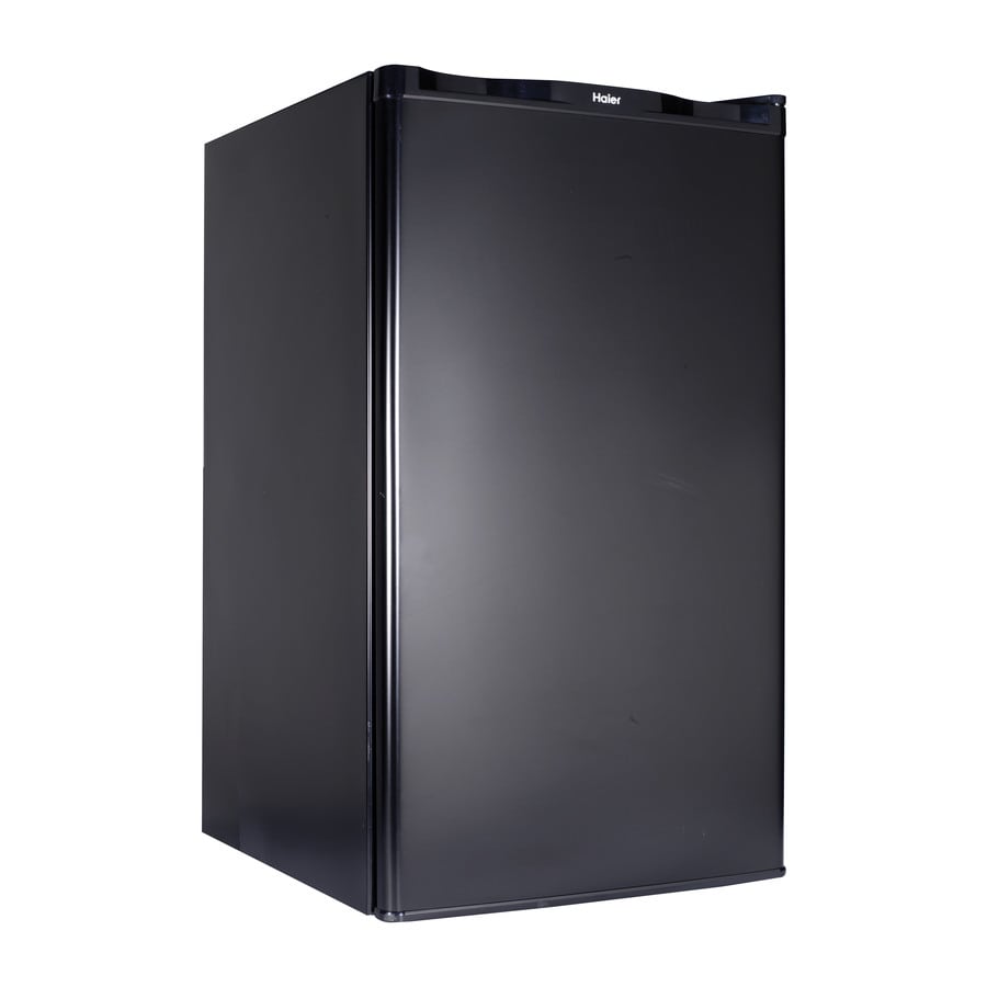 Shop Haier 3.2cu ft Freestanding Compact Refrigerator (Black) at