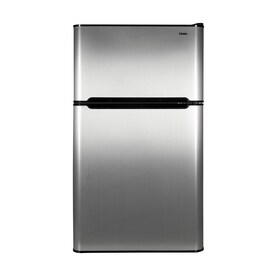 UPC 688057309309 product image for Haier 3.2-cu ft Freestanding Compact Refrigerator (Virtual Steel) | upcitemdb.com
