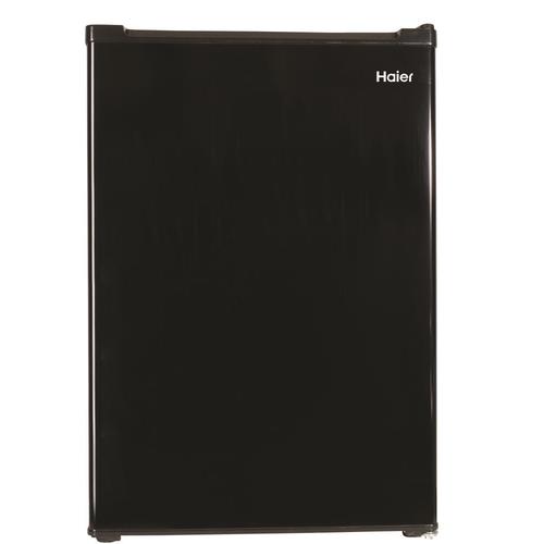 Haier 2.7cu ft Freestanding Mini Fridge Freezer Compartment (Black) in