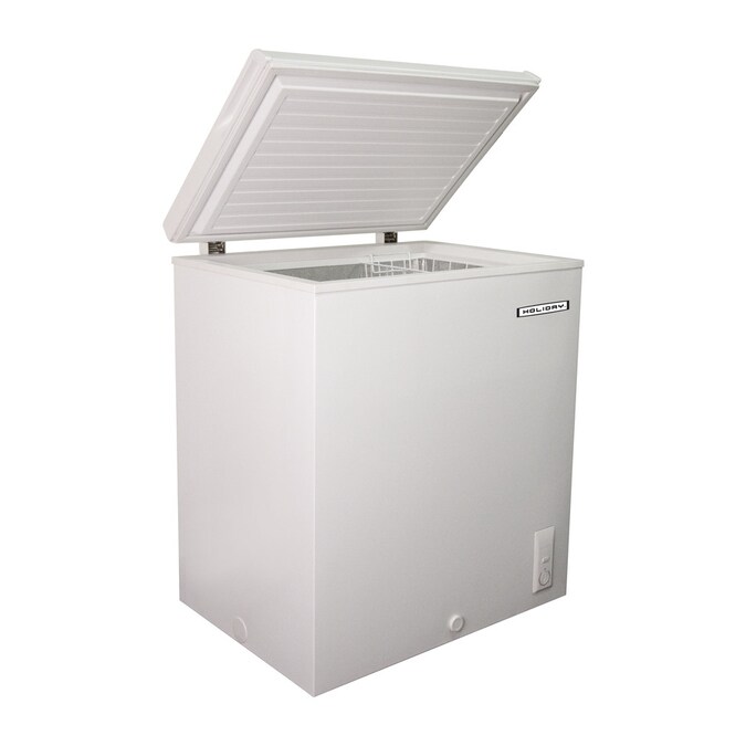 Holiday 5-cu ft Manual Defrost Chest Freezer White in the Chest