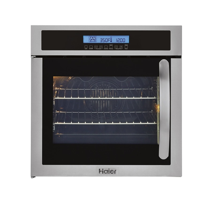 Haier True Convection Single Electric Wall Oven (Common 24 Inch; Actual 23.375-in)