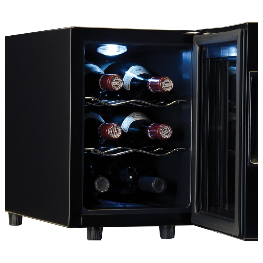 Haier 10-in W Black Wine Cooler in the Wine Coolers department at Lowes.com