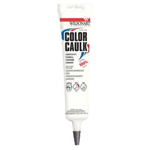 Wilsonart 5 5 Oz Satin Silver Silicone Kitchen And Bathroom Caulk At Lowes Com