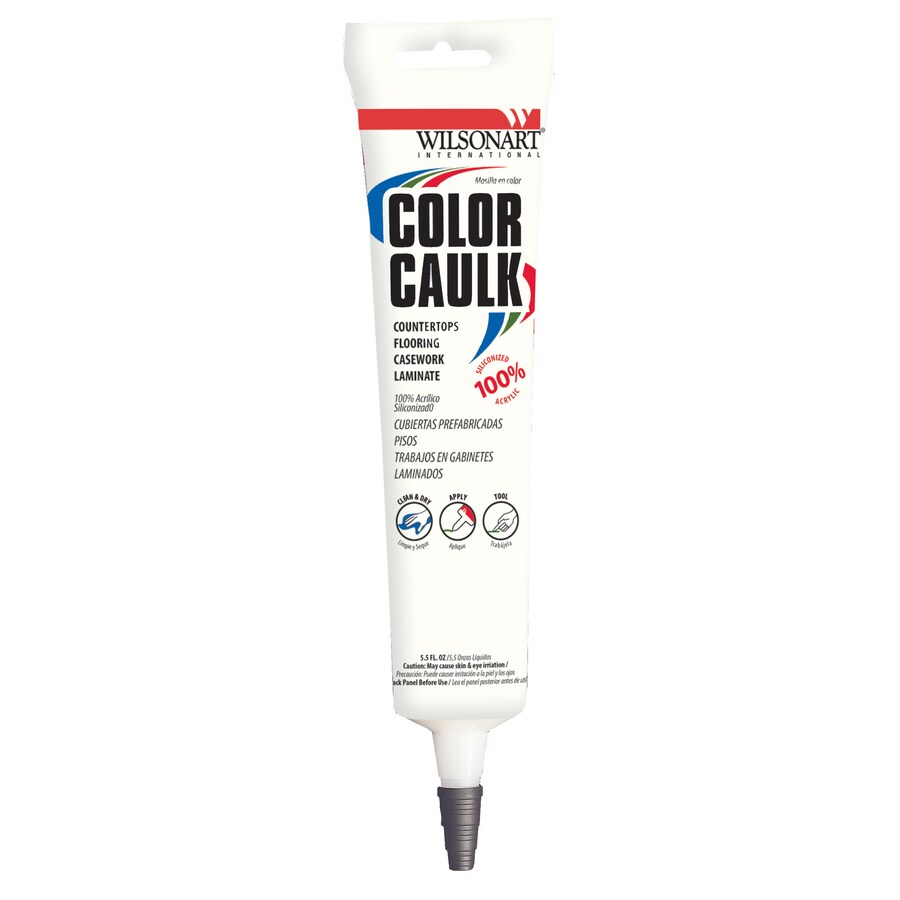Wilsonart 5.5 Oz. Silicone Kitchen and Bathroom Caulk at Lowes.com