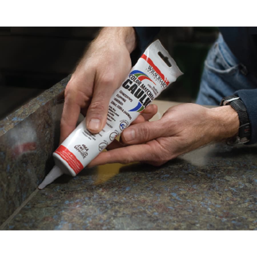 Wilsonart 5-oz Khaki Brown Paintable Silicone Caulk in the Caulk ...