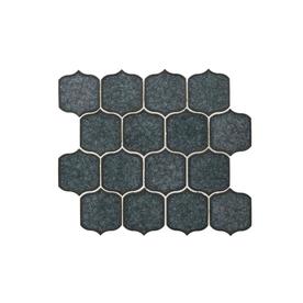 Bedrosians Theodora Lapis 11-in x 12-in Ceramic Lantern Mosaic Deco Wall Tile (Common: 11-in x 12-in; Actual: 11.03-in x 12.02-in)