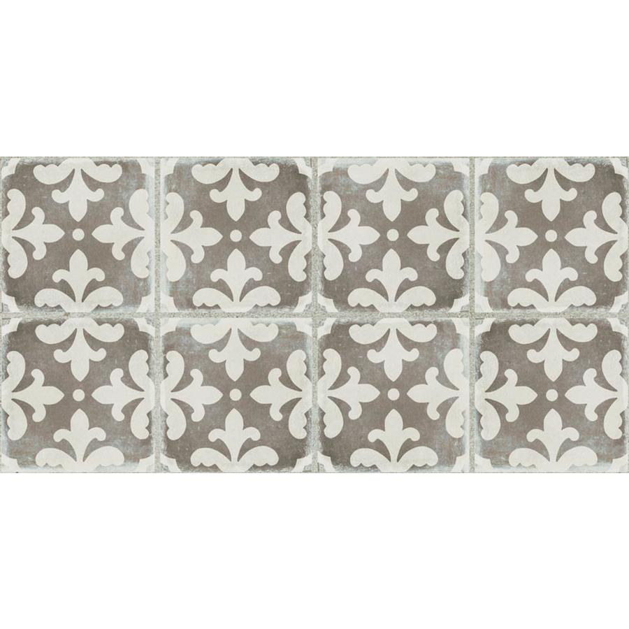 Bedrosians Palazzo 8-Pack Vintage Grey 12-in x 24-in Porcelain