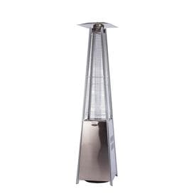 Patio Heaters Accessories At Lowes Fire Sense 40 000 Btu Silver Stainless Steel Floorstanding Liquid Propane Patio Heater