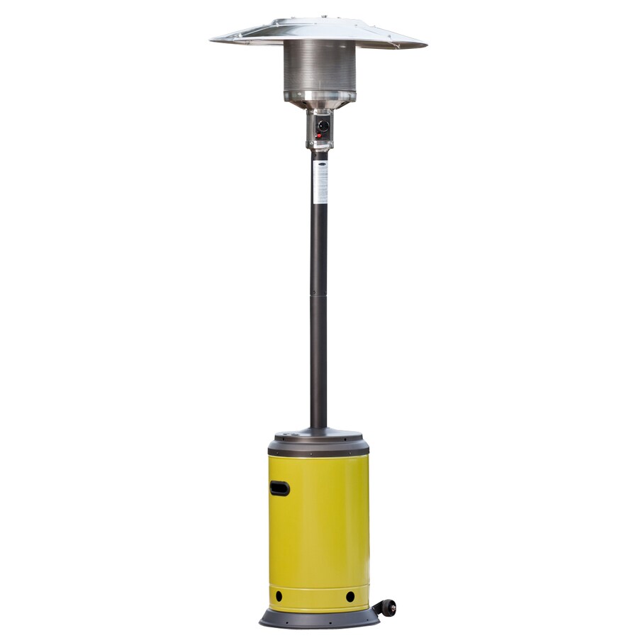 Fire Sense 46,000BTU Green Steel Liquid Propane Patio Heater at