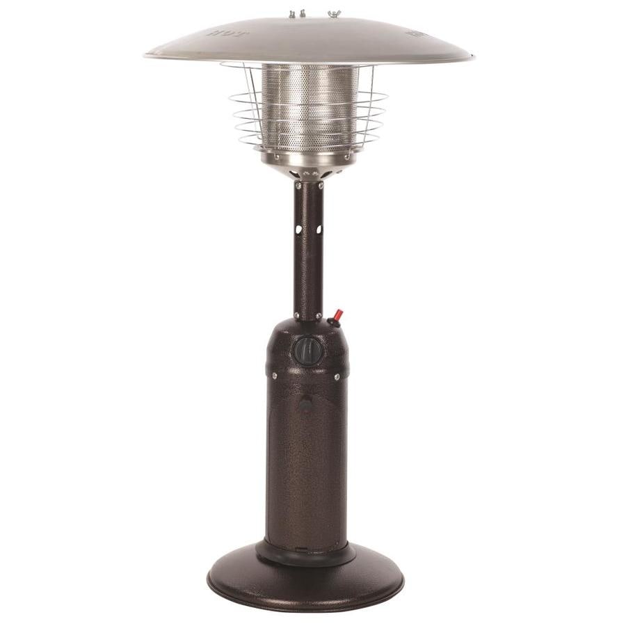 Fire Sense 10,000BTU Bronze Steel Tabletop Liquid Propane Patio Heater