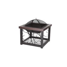 UPC 690730613313 product image for Fire Sense Ashford 28.5-in W Bronze Steel Wood-Burning Fire Pit | upcitemdb.com