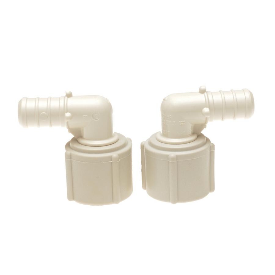 Apollo PXPAFAE1212 2-Pack 1/2-in dia Brass/Plastic PEX Elbow Crimp Fittings