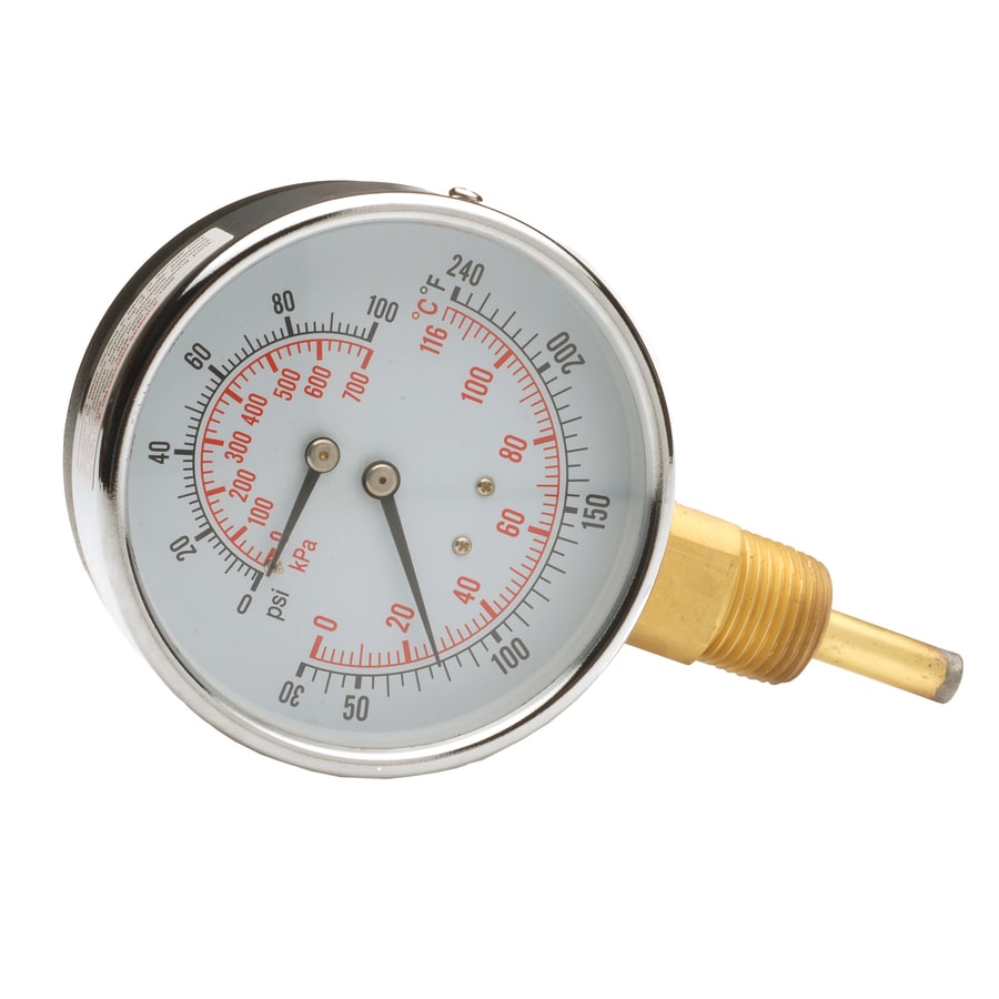 Apollo Temperature and Pressure Gauge at Lowes.com