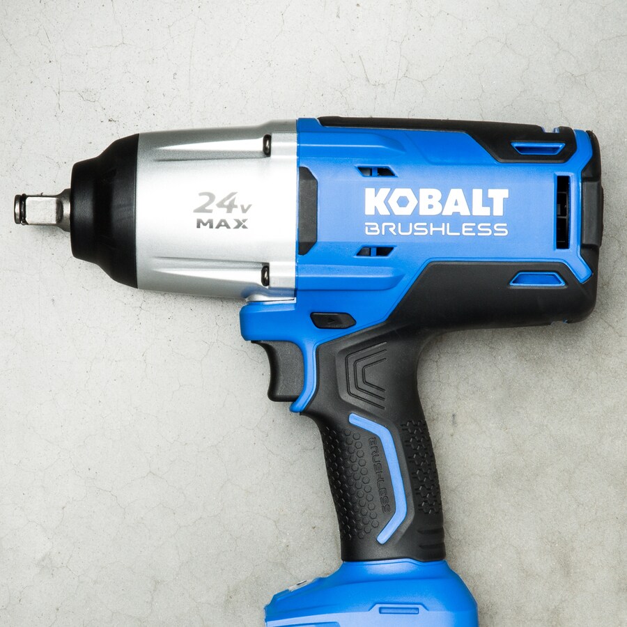 Kobalt 24 Volt Max 1 2 In Drive Cordless Impact Wrench At
