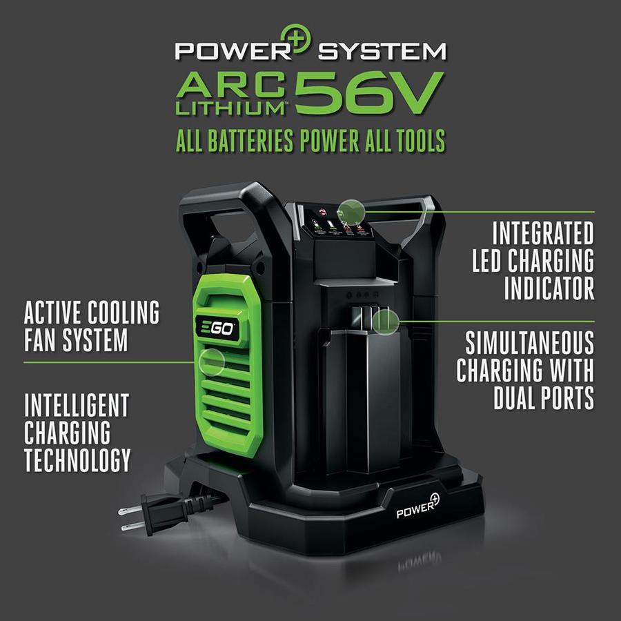 EGO 56-Volt Lithium Ion Dual Charger in the Cordless Power Equipment ...