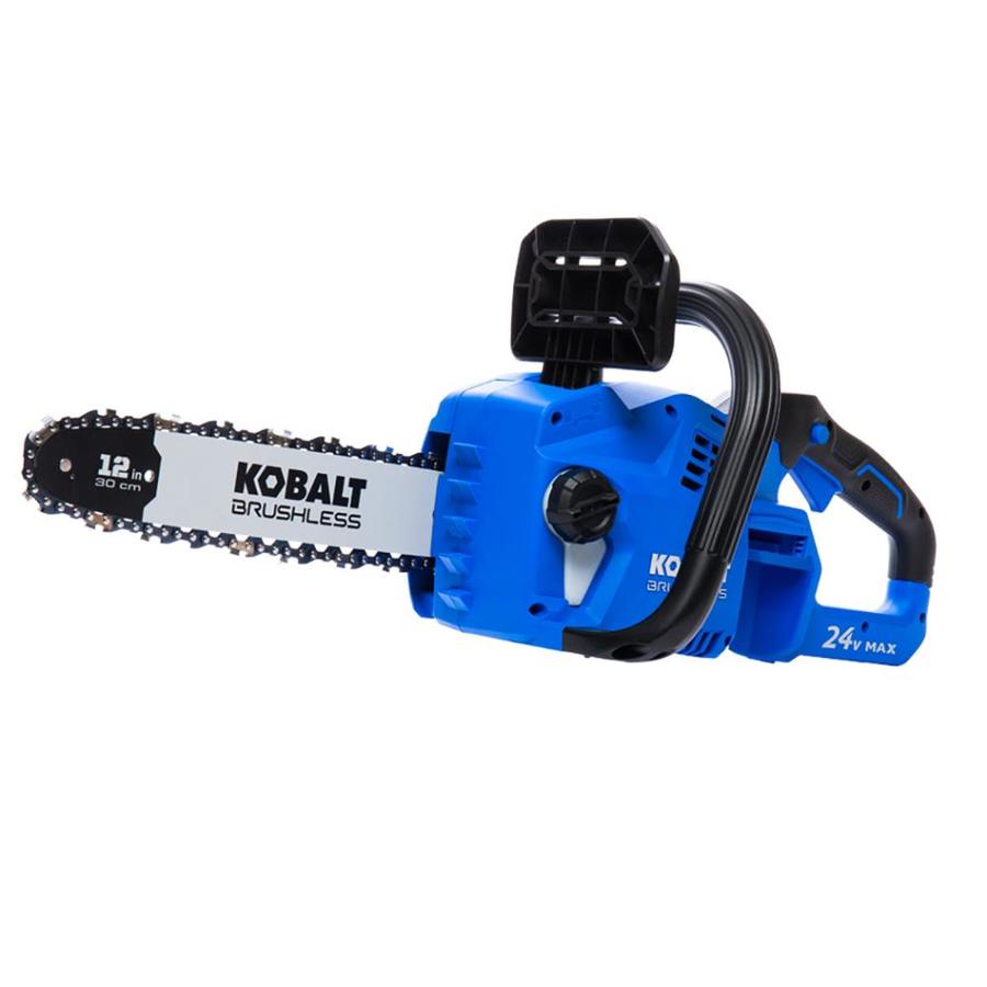 Kobalt 24-Volt Lithium Ion 12-in Cordless Electric Chainsaw (Bare Tool ...