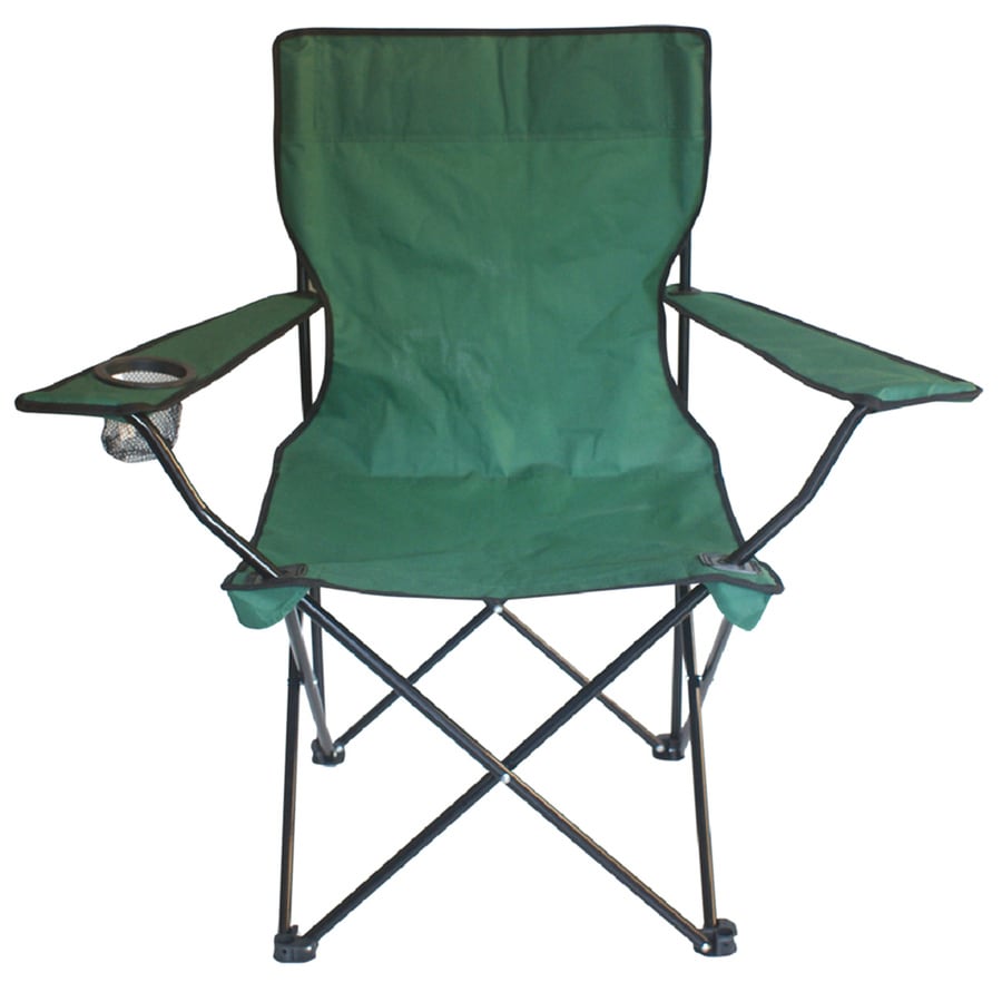 Shop Garden Treasures Green Steel Camping Chair At Lowescom