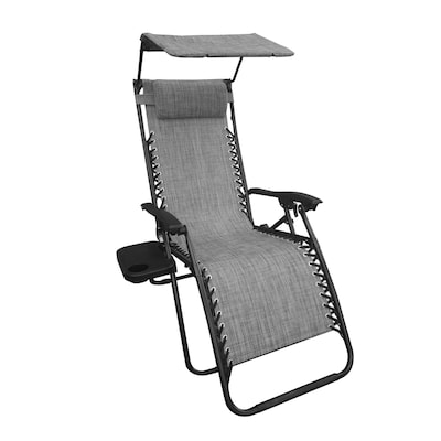 Style Selections Metal Stationary Zero Gravity Chair S With Gray