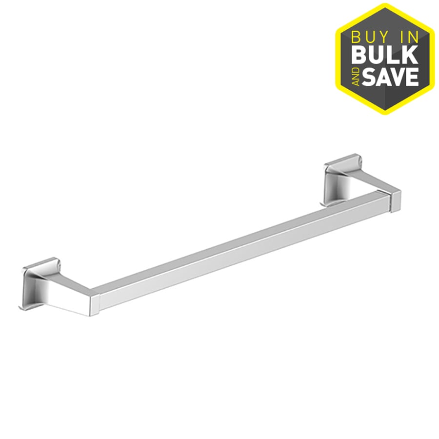 Project Source Seton Polished Chrome Single Towel Bar (Common 18 In; Actual 20.28 in)