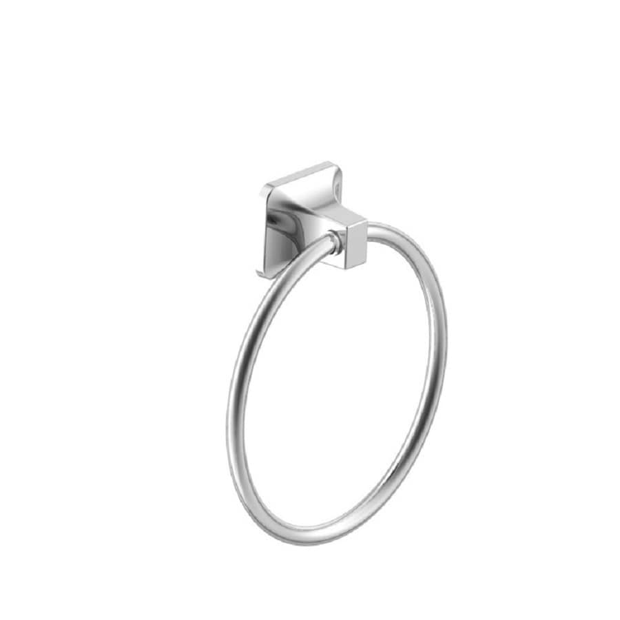 Project Source Seton Polished Chrome Wall Mount Towel Ring At