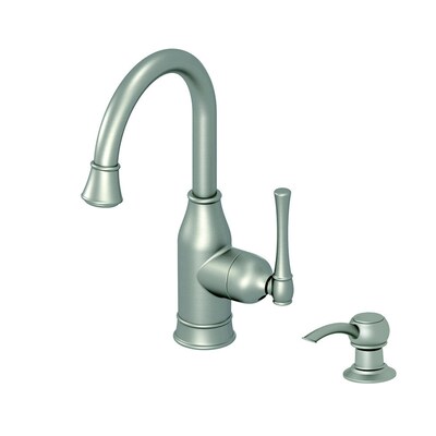 Aquasource Stainless Steel Pvd 1 Handle Kitchen Faucet At Lowes Com