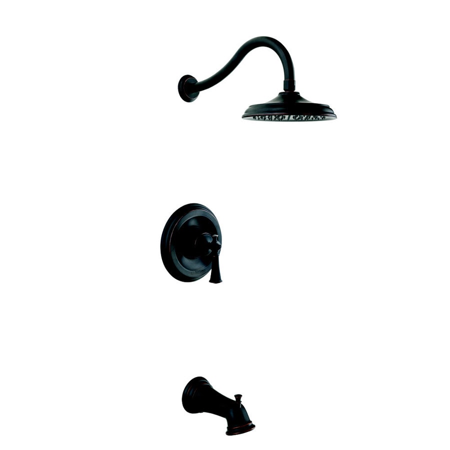 Aquasource Glyndon Oil Rubbed Bronze 1 Handle Bathtub And Shower