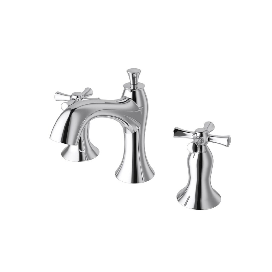 shop jacuzzi taborfield polished chrome 2-handle widespread shop jacuzzi taborfield polished chrome 2-handle widespread