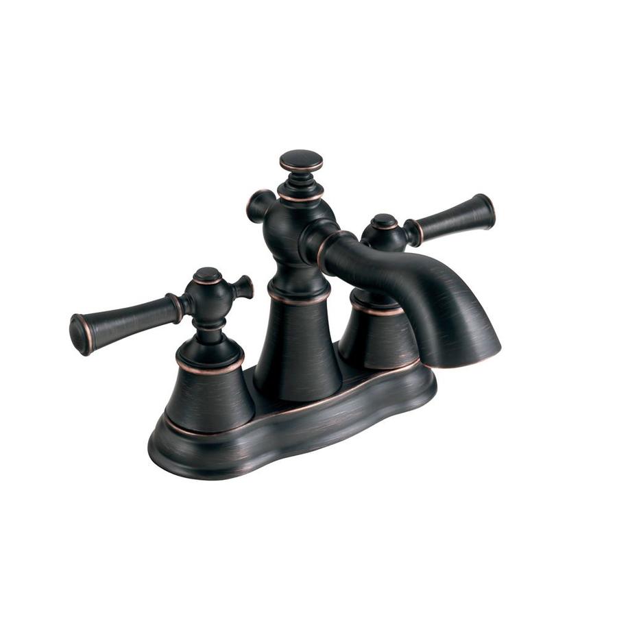 Aquasource Glyndon Oil Rubbed Bronze 2 Handle 4 In Centerset