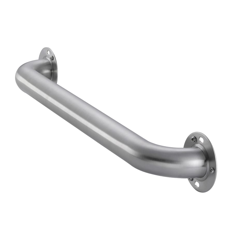 Project Source 18in Stainless Steel Wall Mount Grab Bar